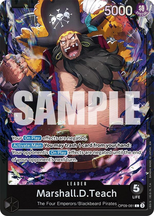 Image for Marshall.D.Teach (OP09-081) (OP09-081) - One Piece Card Game
