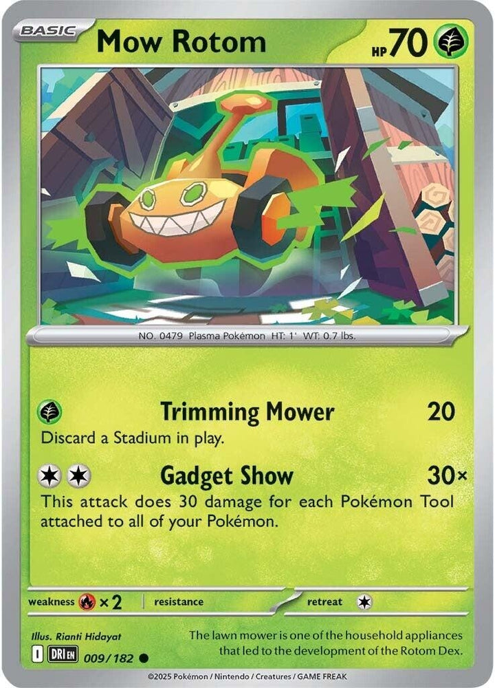 Mow Rotom 009/182 SV: Destined Rivals