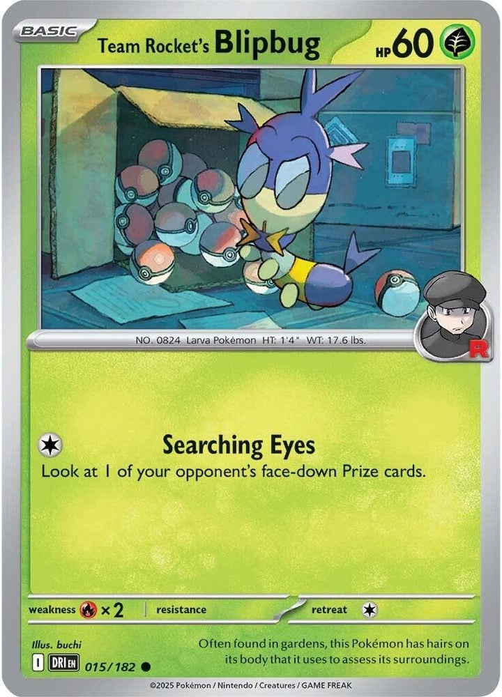 Team Rocket's Blipbug 015/182 SV: Destined Rivals