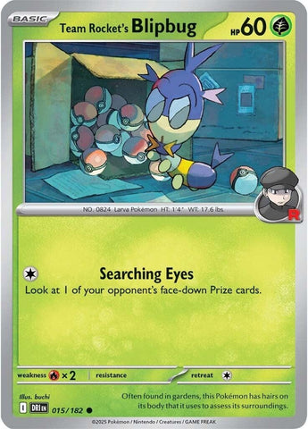 Team Rocket's Blipbug 015/182 SV: Destined Rivals