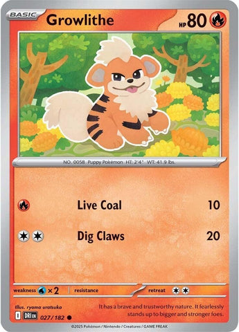 Growlithe 027/182 SV: Destined Rivals