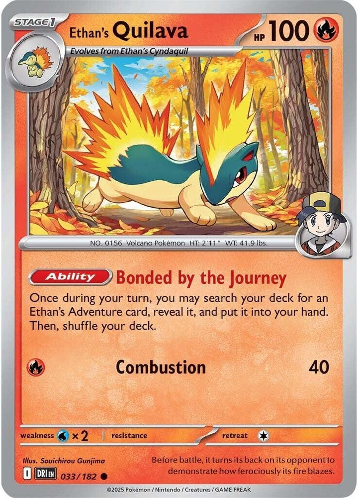 Ethan's Quilava 033/182 SV: Destined Rivals