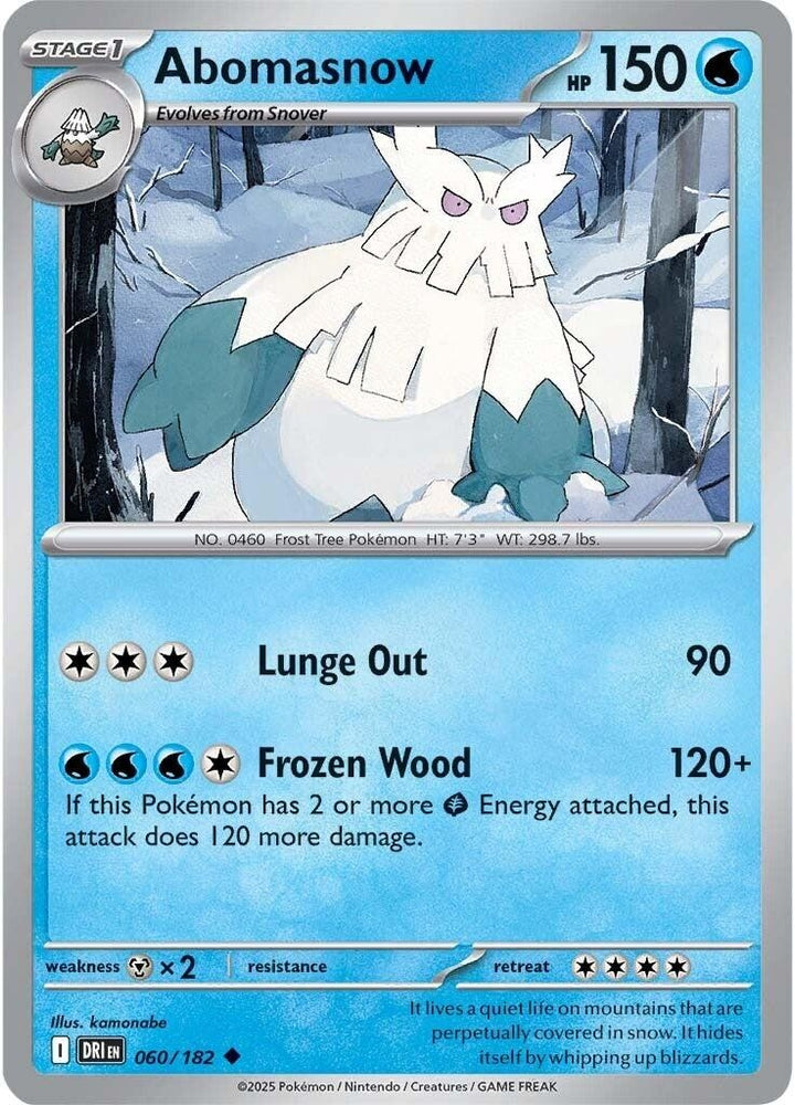 Abomasnow 060/182 SV: Destined Rivals