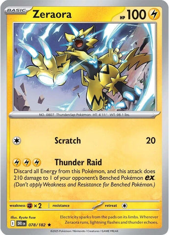 Zeraora 078/182 SV: Destined Rivals