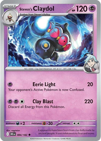 Steven's Claydol 084/182 SV: Destined Rivals