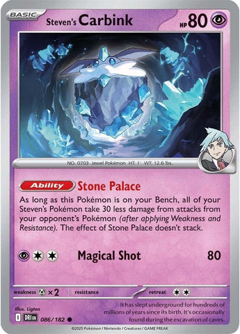 Steven's Carhink 086/182 SV: Destined Rivals