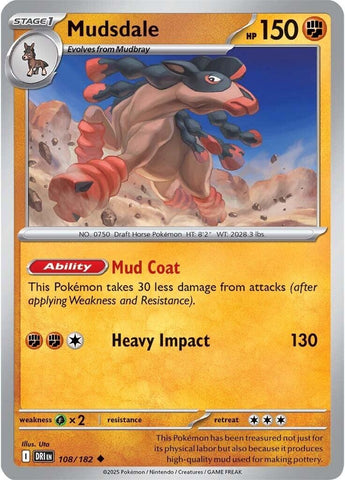 Mudsdale 108/182 SV: Destined Rivals