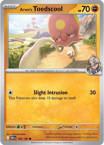 Arver's Toedscool (109/182) (SV10: Destined Rivals)