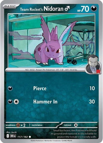 Team Rocket's Nidorand 117/182 SV: Destined Rivals