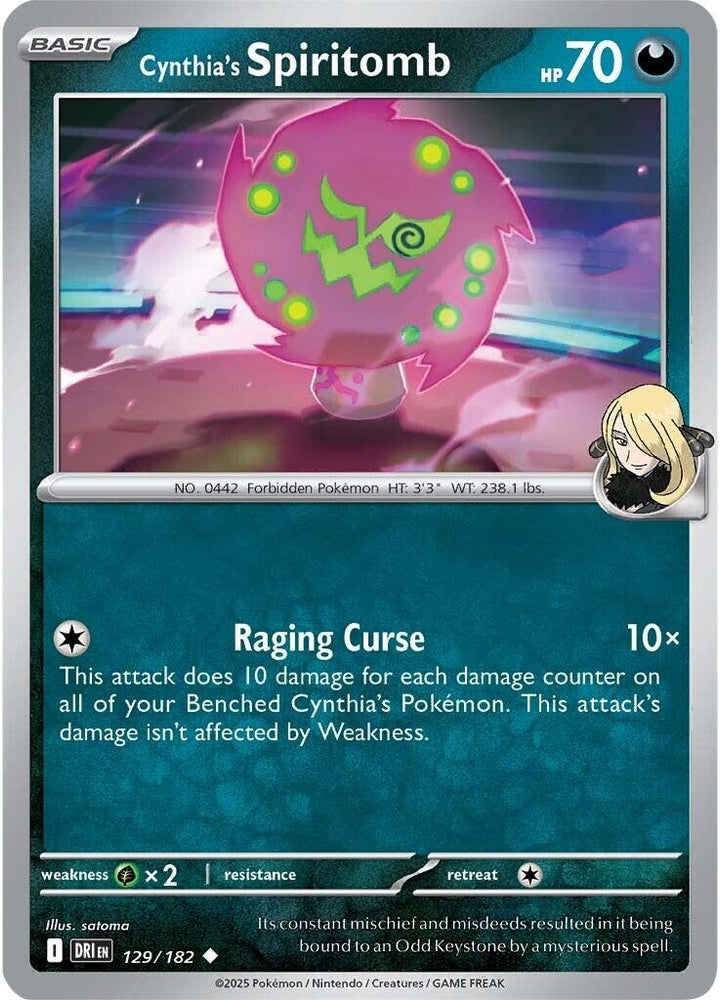 Cynthia's Spiritomb 129/182 SV: Destined Rivals