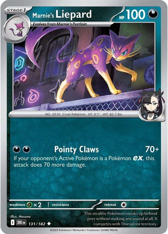 Marnie's Liepard 131/182 SV: Destined Rivals