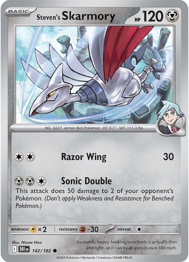 Steven's Skarmory 142/182 SV: Destined Rivals