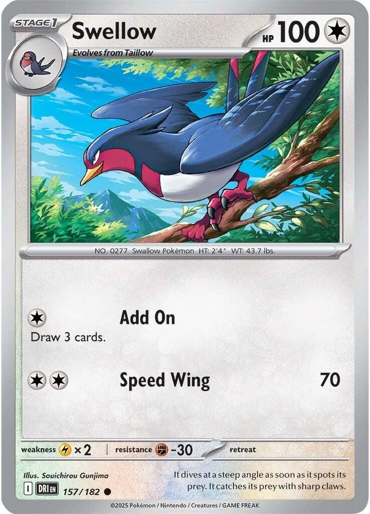 Swellow 157/182 SV: Destined Rivals