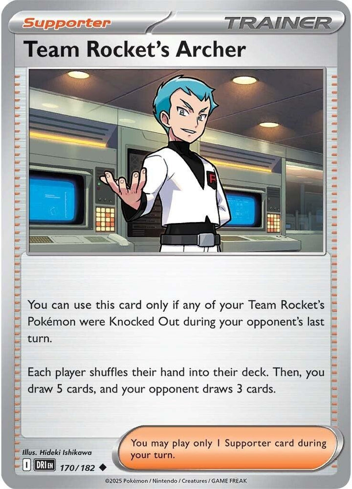 Team Rocket's Archer 170/182 SV: Destined Rivals
