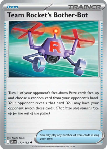 Team Rocket's Bother-Bot 172/182 SV: Destined Rivals