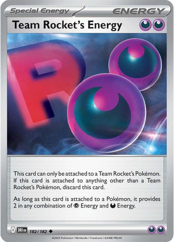 Team Rocket's Energy 182/182 SV: Destined Rivals