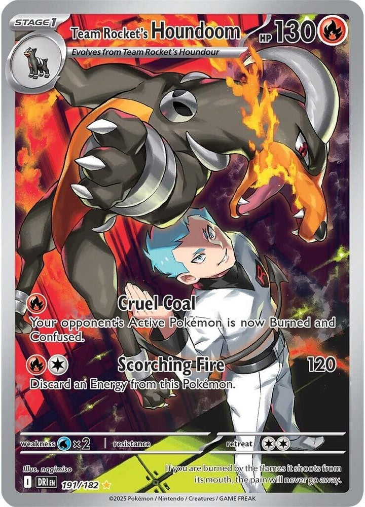 Team Rocket's Houndoom (191/182) (SV10: Destined Rivals)