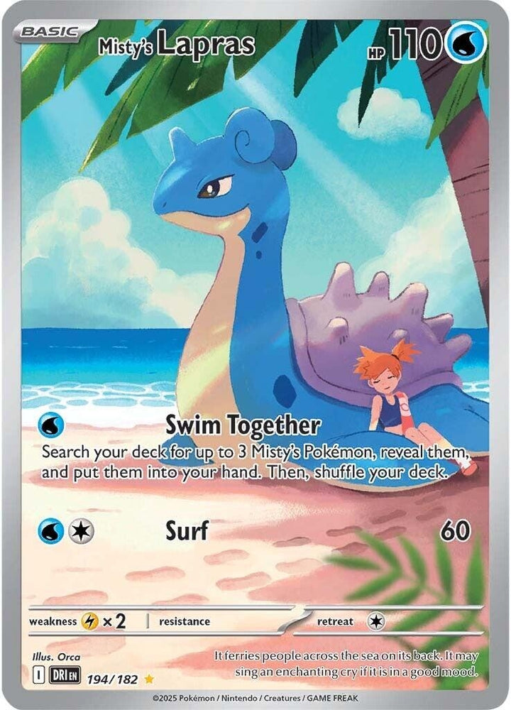 Misty's Lapras (194/182) (SV10: Destined Rivals)