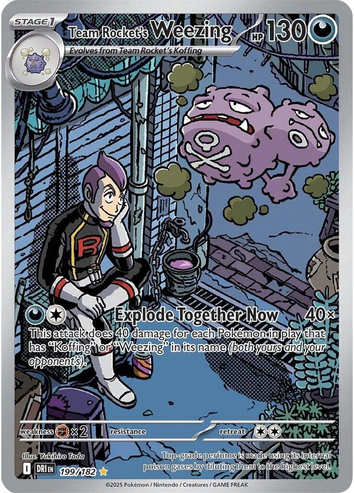 Team Rocket's Weezing (199/182) (SV10: Destined Rivals)