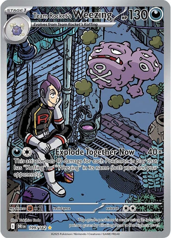 Team Rocket's Weezing (199/182) (SV10: Destined Rivals)