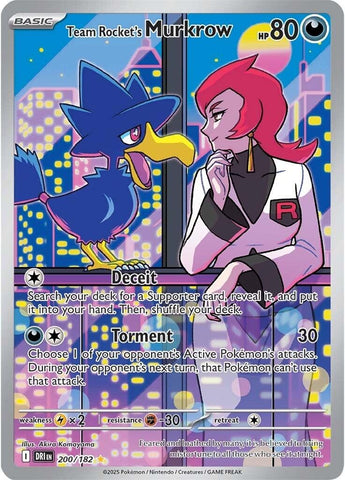 Team Rocket's Murkrow (200/182) (SV10: Destined Rivals)