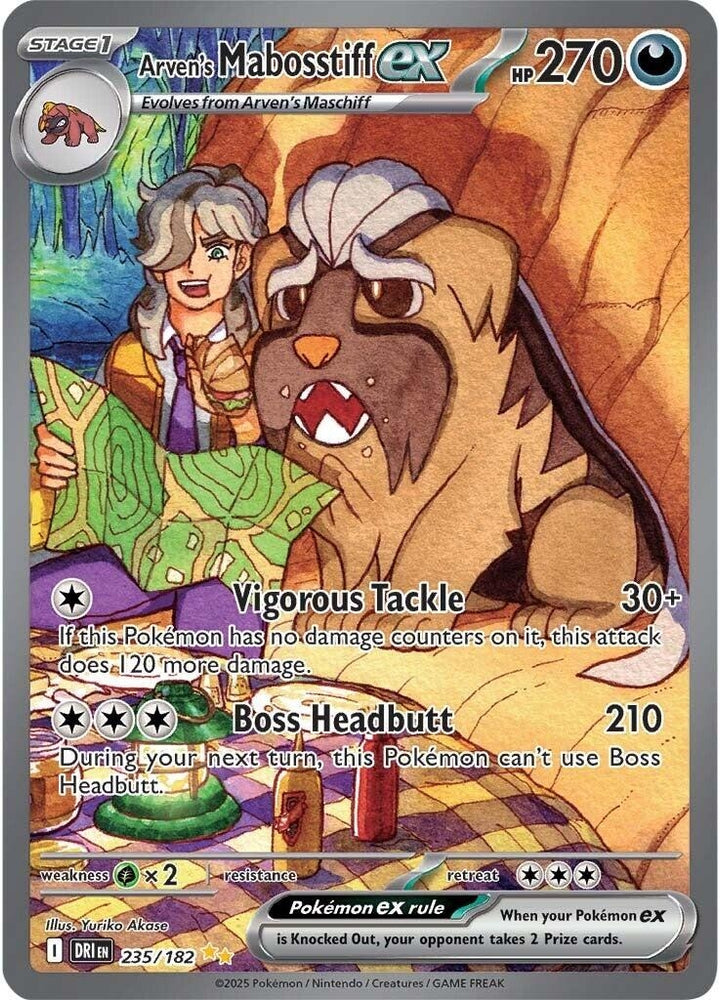 Arven's Mabosstiff ex 235/182 SV: Destined Rivals