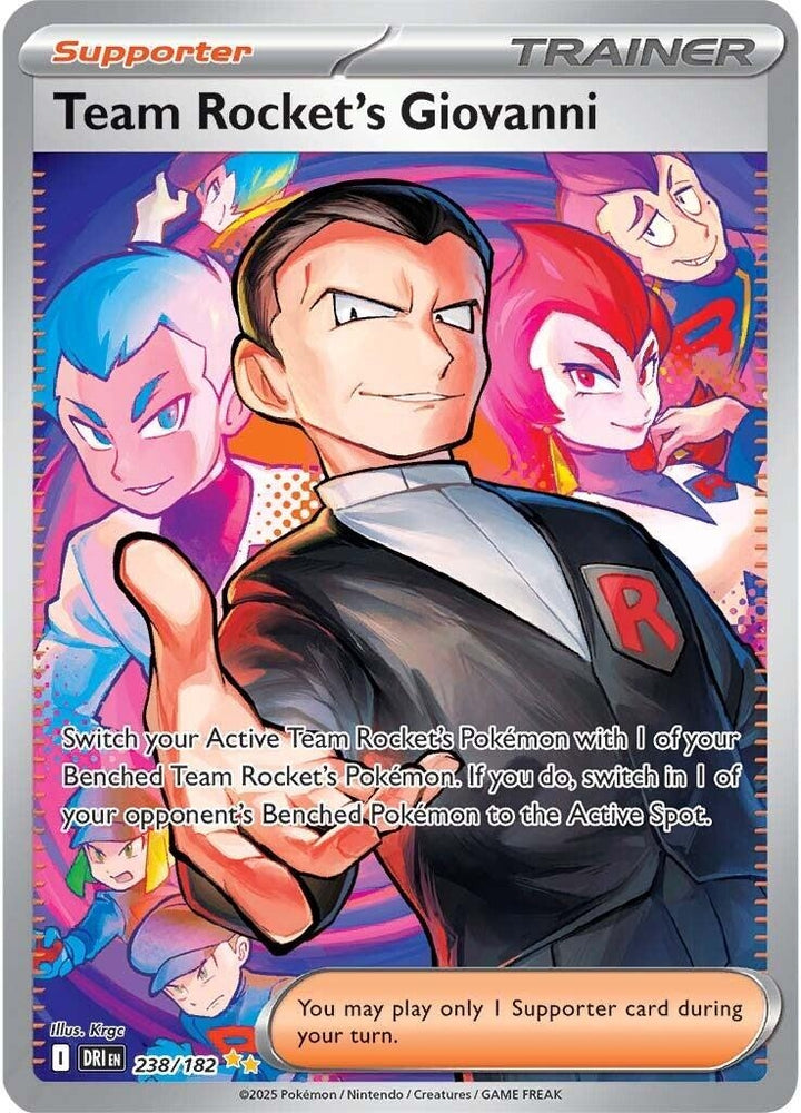 Team Rocket's Giovanni 238/182 SV: Destined Rivals