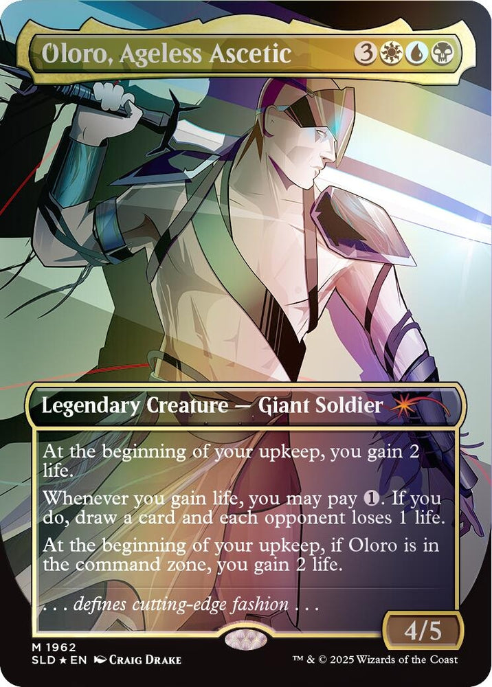 Image for Oloro, Ageless Ascetic (Rainbow Foil) (1962) - Magic: The Gathering