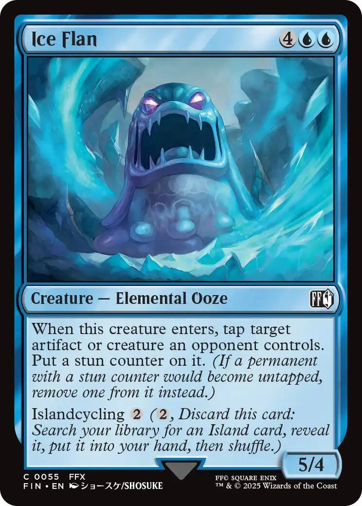 Image for Ice Flan (55) (FINAL FANTASY) - Magic: The Gathering