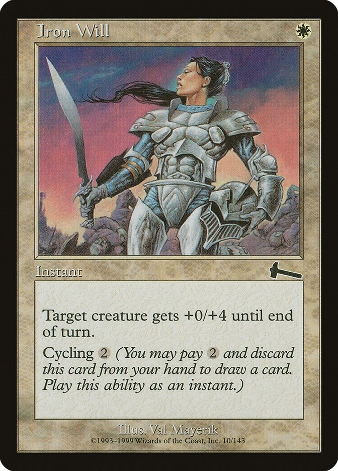 Image for Iron Will (10) - Magic: The Gathering