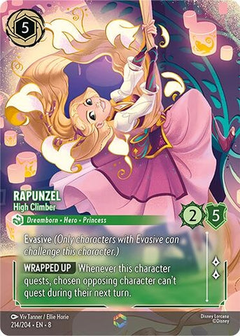 Image for Rapunzel - High Climber (Enchanted) (214/204) [Reign of Jafar] - Disney Lorcana