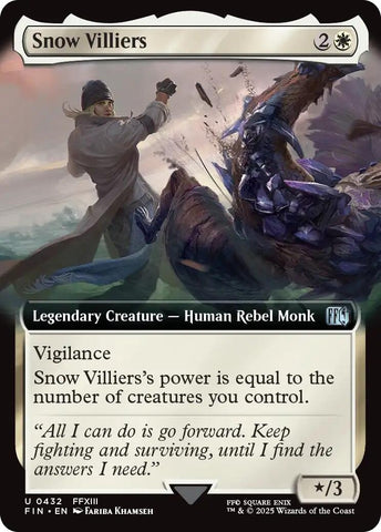 Image for Snow Villiers (Extended Art) (432) (FINAL FANTASY) - Magic: The Gathering