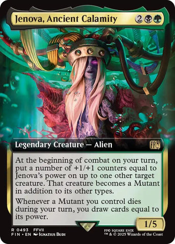 Image for Jenova, Ancient Calamity (Extended Art) (493) (FINAL FANTASY) - Magic: The Gathering