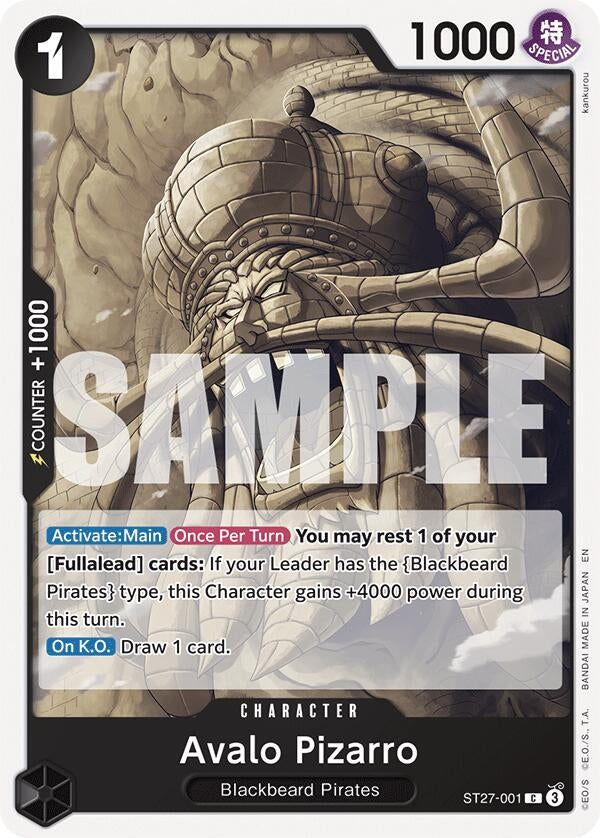 Image for Avalo Pizarro (ST27-001) - One Piece Card Game