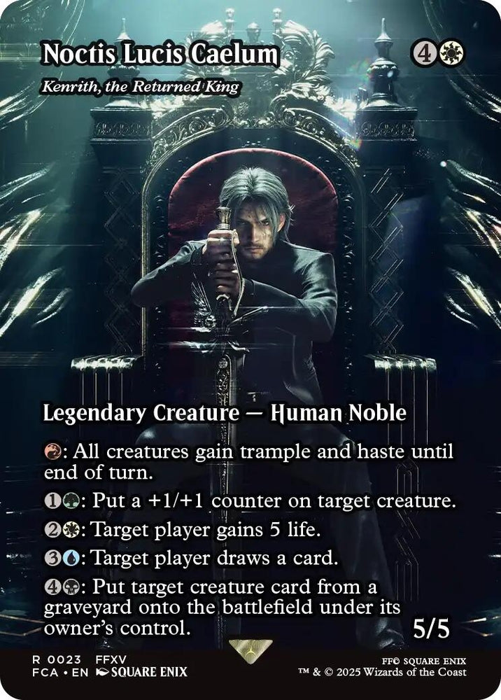 Image for Noctis Lucis Caelum - Kenrith, the Returned King (Showcase) (23) (FINAL FANTASY: Through the Ages) - Magic: The Gathering