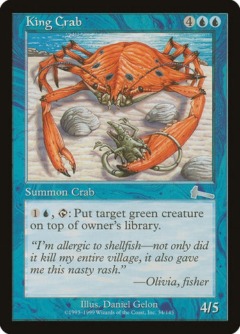 Image for King Crab (34) - Magic: The Gathering