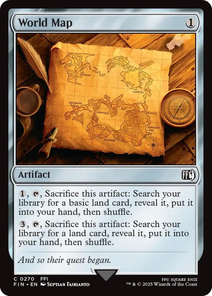 Image for World Map (270) (FINAL FANTASY) - Magic: The Gathering