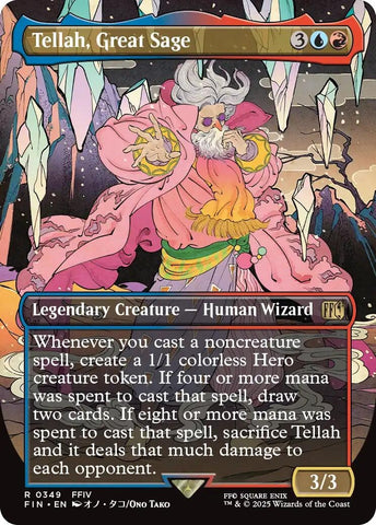 Image for Tellah, Great Sage (Borderless) (349) (FINAL FANTASY) - Magic: The Gathering