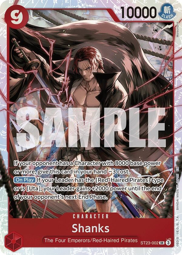 Image for Shanks (002) (ST23-002) - One Piece Card Game