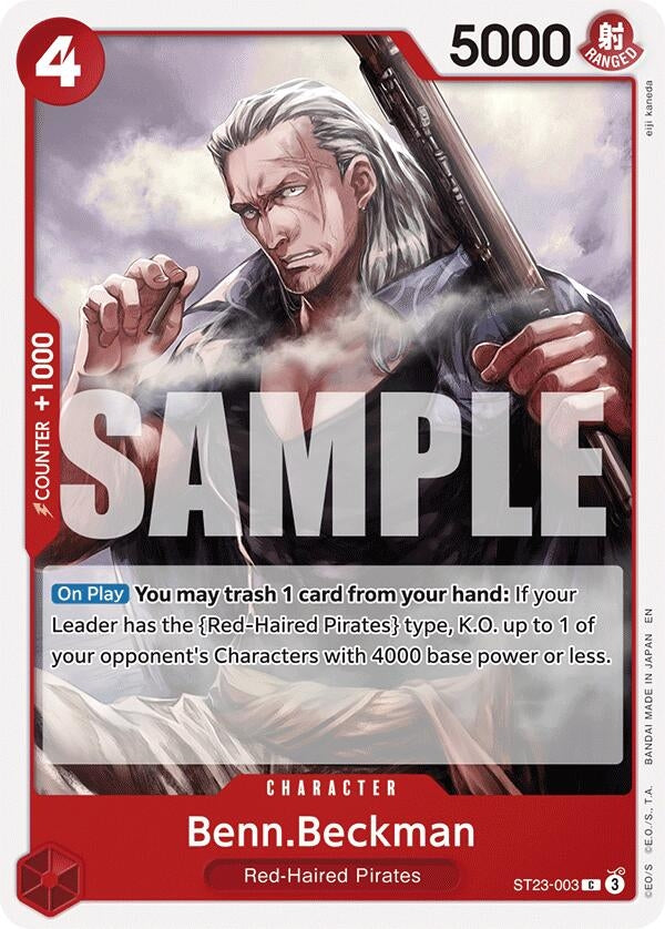 Image for Benn.Beckman (ST23-003) - One Piece Card Game
