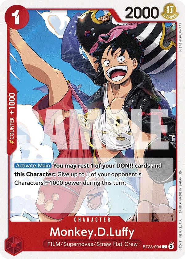 Image for Monkey.D.Luffy (ST23-004) - One Piece Card Game