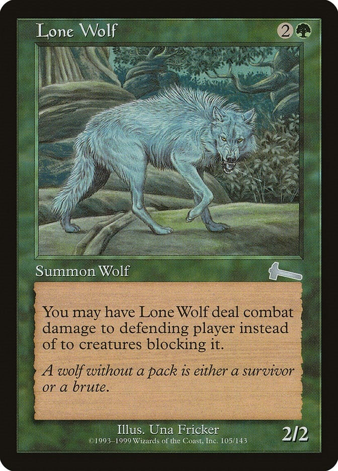 Image for Lone Wolf (105) - Magic: The Gathering