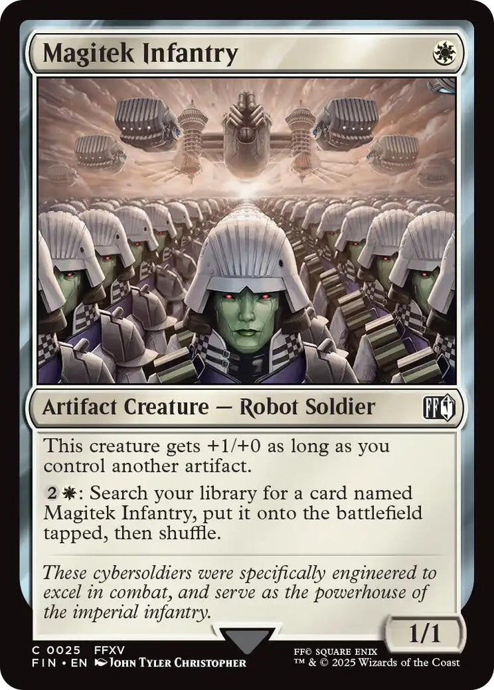 Image for Magitek Infantry (25) (FINAL FANTASY) - Magic: The Gathering