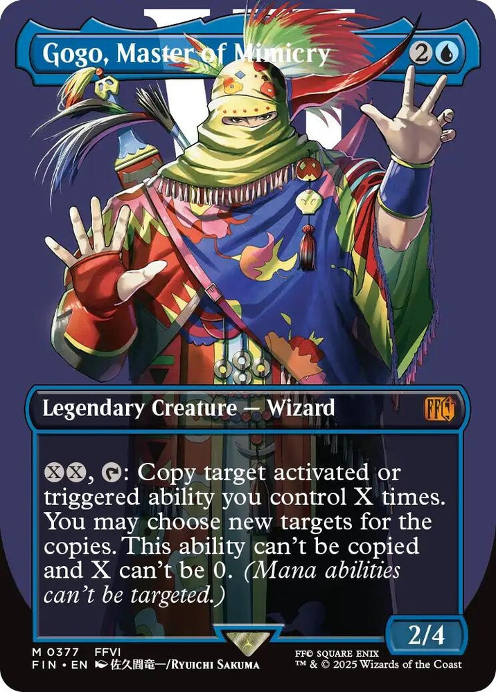 Image for Gogo, Master of Mimicry (Borderless) (377) (FINAL FANTASY) - Magic: The Gathering