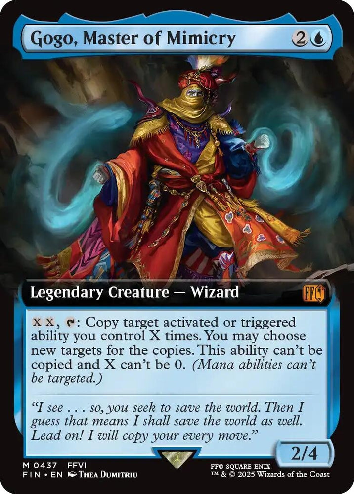 Image for Gogo, Master of Mimicry (Extended Art) (437) (FINAL FANTASY) - Magic: The Gathering