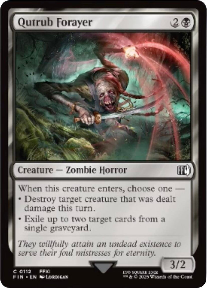Image for Qutrub Forayer (112) (FINAL FANTASY) - Magic: The Gathering
