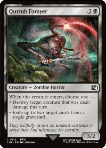 Image for Qutrub Forayer (112) (FINAL FANTASY) - Magic: The Gathering