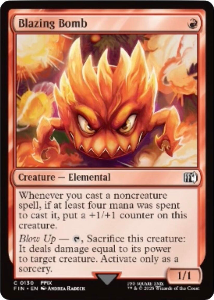 Image for Blazing Bomb (130) (FINAL FANTASY) - Magic: The Gathering