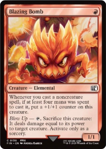 Image for Blazing Bomb (130) (FINAL FANTASY) - Magic: The Gathering
