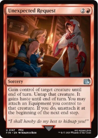 Image for Unexpected Request (167) (FINAL FANTASY) - Magic: The Gathering